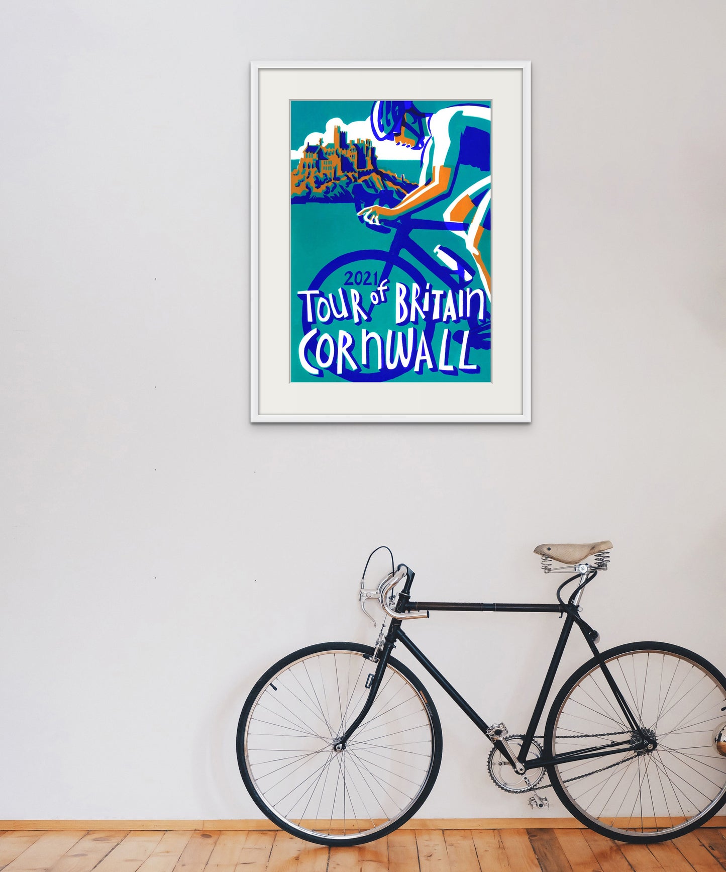 Tour of Britain Cornwall - Art Print