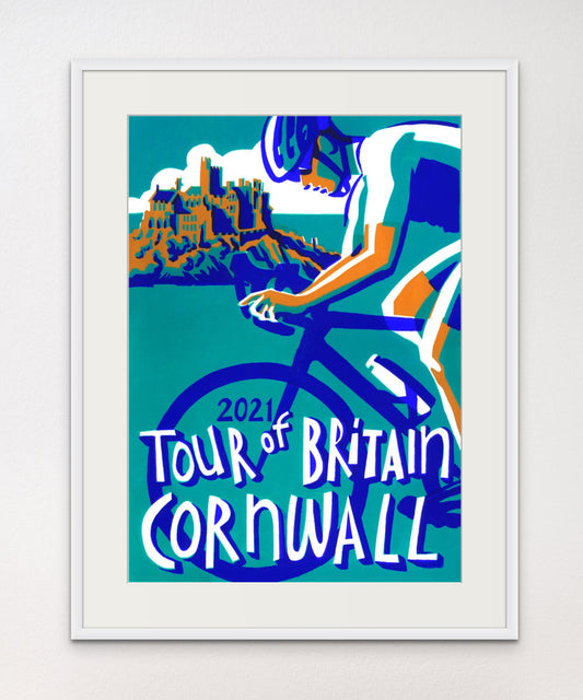 Tour of Britain Cornwall - Art Print