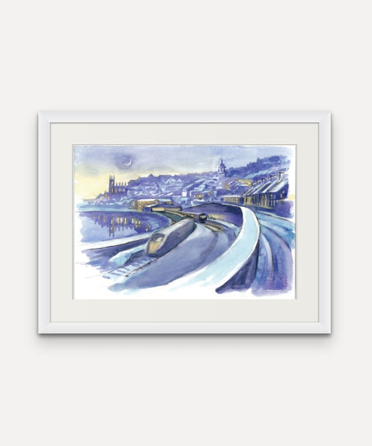Coming Home to Mounts Bay -  Watercolour Print