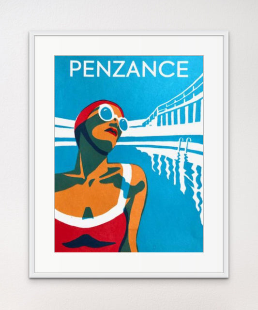 Lido Glamour 1 - Penzance - Giclée Screen Print