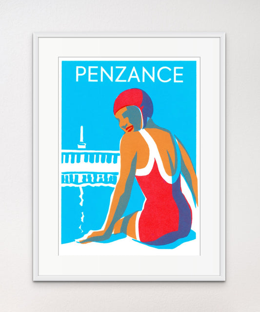 Lido Glamour 2 - Penzance - Giclée Screen Print